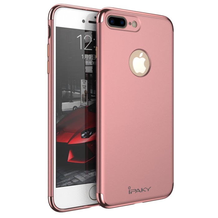 Husa IPAKY Full Protection - Luxury Thin - iPhone 7 Plus (Rose Gold)