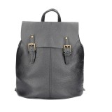 Cumpara ieftin Rucsac dama Salita GT619, piele naturala, negru, DELIS