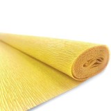 Hartie creponata Colorarte QC-023, galben, 50x200cm, solida floristica