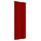 vidaXL Paravan de balcon, roșu, 80 x 240 cm, țesătură oxford