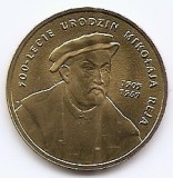 Polonia 2 Zloți 2005 - (Mikolaj Rej) 27 mm, KM-608