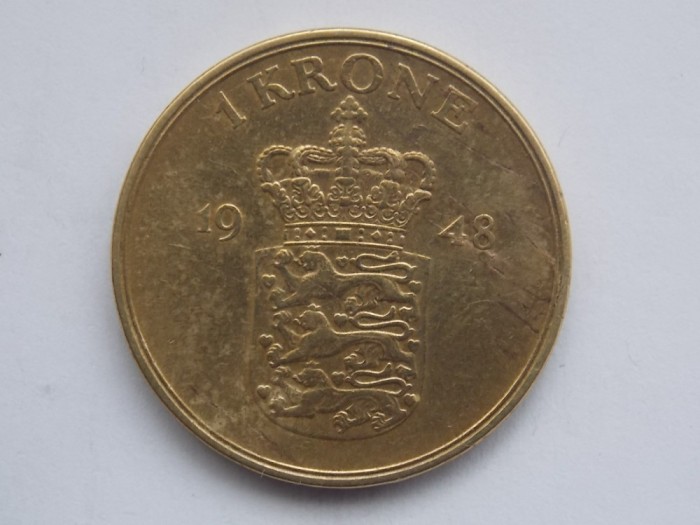 1 KRONE 1948 DANEMARCA