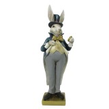 Cumpara ieftin Figurina Iepuras Paste polirasina multicolora 10x8x30 cm