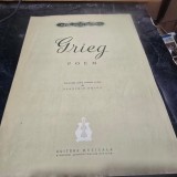 Partitura Poem - Grieg