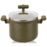 Oala aluminiu anti-aderent capac inductie 5.6L 22x18cm Grunberg GR5725