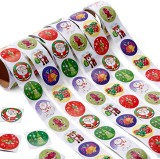 Set de 600 autocolante de Craciun Twiddlers, hartie, multicolor, 7,6 x 4,1 x 4 cm