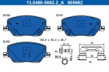 ATE 13.0460-5662.2 set placute frana,frana disc