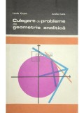 Iacob Crișan - Culegere de probleme de geometrie analitică (editia 1971)