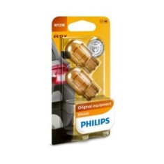 Set 2 Becuri 12V WY21W Vision Blister Philips