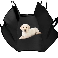 Husa Auto Bancheta, pentru Protectie si Transport Animale, Caini si Pisici, Sectiuni Laterale tip Hamac, Impermeabila, Antizgarieturi, Usor de Utiliza
