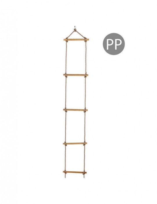 Scara cu trepte de lemn PP 25 m (1,80 m) 5 trepte