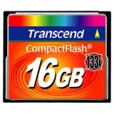 Transcend 16GB CompactFlash Memory Card 133x (TS16GCF133), RS MMCDV, 16 GB
