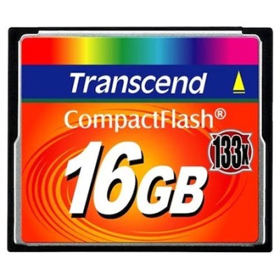 Transcend 16GB CompactFlash Memory Card 133x (TS16GCF133) foto