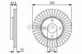 Disc frana FORD KA (RB) (1996 - 2008) BOSCH 0 986 479 R64