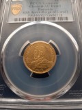 Cumpara ieftin Moneda AUR 12 1/2 lei 1906, Carol I, certificata si gradata de PCGS, tiraj f. mic si rar