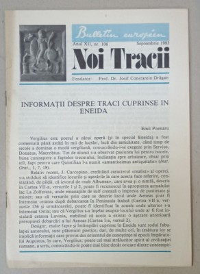 NOI TRACII , REVISTA FONDATA DE JOSIF CONSTANTIN DRAGAN , NR.106 , 1983 foto