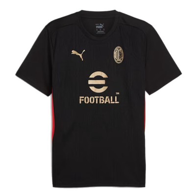 AC Milan tricou de antrenament pentru bărbați black - M foto