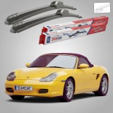 Cumpara ieftin Ștergătoare Porsche Boxster 986 987 1996-2012 | Set Față Flat &ndash; TeamCar&reg;