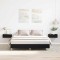 vidaXL Cadru de pat Stejar Negru 150 x 200 cm Lemn compozit 3329281
