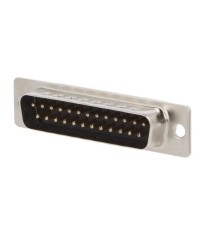Mufa Serial D-Sub 25 pini tata pe cablu lipire 3A placare gold flash