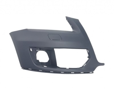 Parte laterala bara , colt lateral flaps fata dreapta Audi Q5 (8r), 09.2008-06.2012, cu primer, cu gauri pentru spalator faruri, 8R0807108AGRU foto