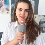 Cumpara ieftin Comzie Bluetooth mikrofon, r&oacute;zsasz&iacute;n