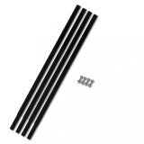 Tub de prelungire pentru foraj la sol 4 x 1 m, tub de conexiune, oțel 141029