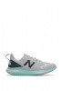 New Balance, Pantofi de plasa cu aspect tricotat, pentru alergare, Alb, 9.5, 40, Textil, Gri