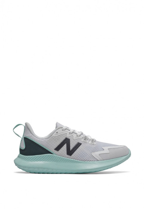 New Balance, Pantofi de plasa cu aspect tricotat, pentru alergare, Alb, 9.5