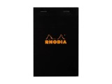 Blocnotes 11 x 7 cm, capsat, 80 file, N?14, Rhodia Basic, black