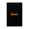 Blocnotes 11 x 7 cm, capsat, 80 file, N?14, Rhodia Basic, black