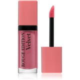 Bourjois Rouge Edition Velvet ruj de buze lichid cu efect matifiant culoare 10 Don&acute;t Pink Of It! 7.7 ml