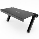 Raft Reglabil MRG M1188, Pentru Monitor TV, ABS, Universal , Negru C1188