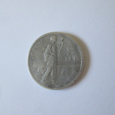 România 2 Lei 1911 argint in stare buna cu patina deosebita