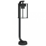 Cumpara ieftin Lampa exterioara de podea, negru, 60 cm, otel inoxidabil