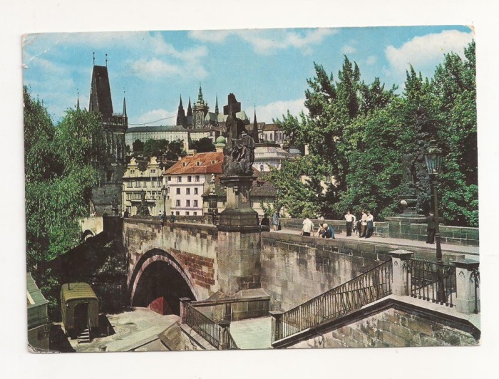 FA12 - Carte Postala- CEHIA - Praga, Charles Bridge circulata 1972