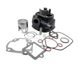 Kit cilindru - Set Motor Scuter Aprilia MBK 50 SR Mach G, Nitro 2T 49cc 50cc Racire pe Apa, 2T , 5 colturi