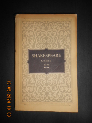 William Shakespeare - Opere. Volumul 8 (1960) foto