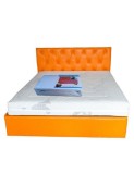 Saltea ortopedica, Saturn Memory Plus Comfort 180x200x20cm, cu spuma poliuretanica HR, memory foam 4 cm, husa detasabila tricot, hipoalergenica, fermi, Cu Memory Foam, 180x200