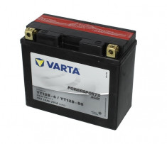 Varta baterie maxiscuter motocicleta YT12B-4 150x70x130 12V 10Ah 215A Aprilia Kawasaki Yamaha foto