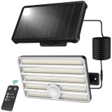 Lampa solara de perete Ustellar LED UT88269, 2500lm, Telecomanda, 3 moduri, senzor de miscare