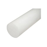 Bara POM alba 1000x100 mm pentru prelucrari tehnice precise