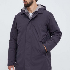 Jack Wolfskin geaca barbati, culoarea negru, de tranzitie