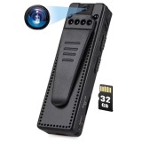 Body camera corporala iUni M8 Plus, 32GB, Wi-Fi, Night Vision, Lentila rotativa 90&deg;
