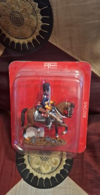 Calaret din plumb - Trooper Napoleon`s Imperial Guard Gendarmes 1813 1:32 foto