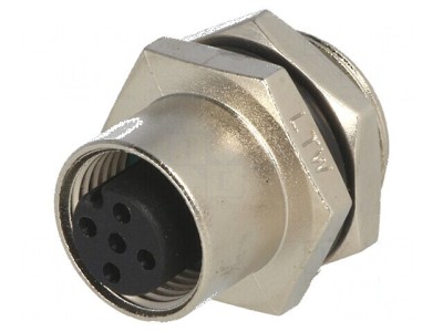 Conector M12 soclu PIN 5 mamă A-DeviceNet CANopen 60V foto