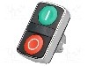 Intrerupator dublu, 22mm, seria Harmony XB4, IP66, SCHNEIDER ELECTRIC - ZB4BA7341