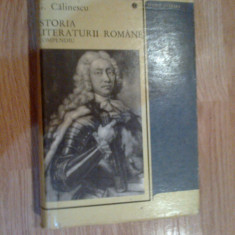 a6 Istoria literaturii romane - compendiu - George Calinescu