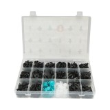 Trusa clipsuri plastic auto universale 299 piese, set assortat tipuri B23, B21, B31, A12, C07, C13, B18, B14, A55, A16, C20, B17, B28, B19, D18,