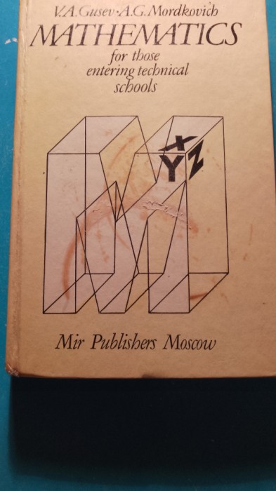Mathematics for those entering technical schools,v.a. gusev / 433